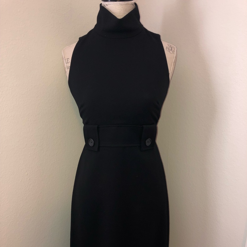 Black Turtle Neck Dress